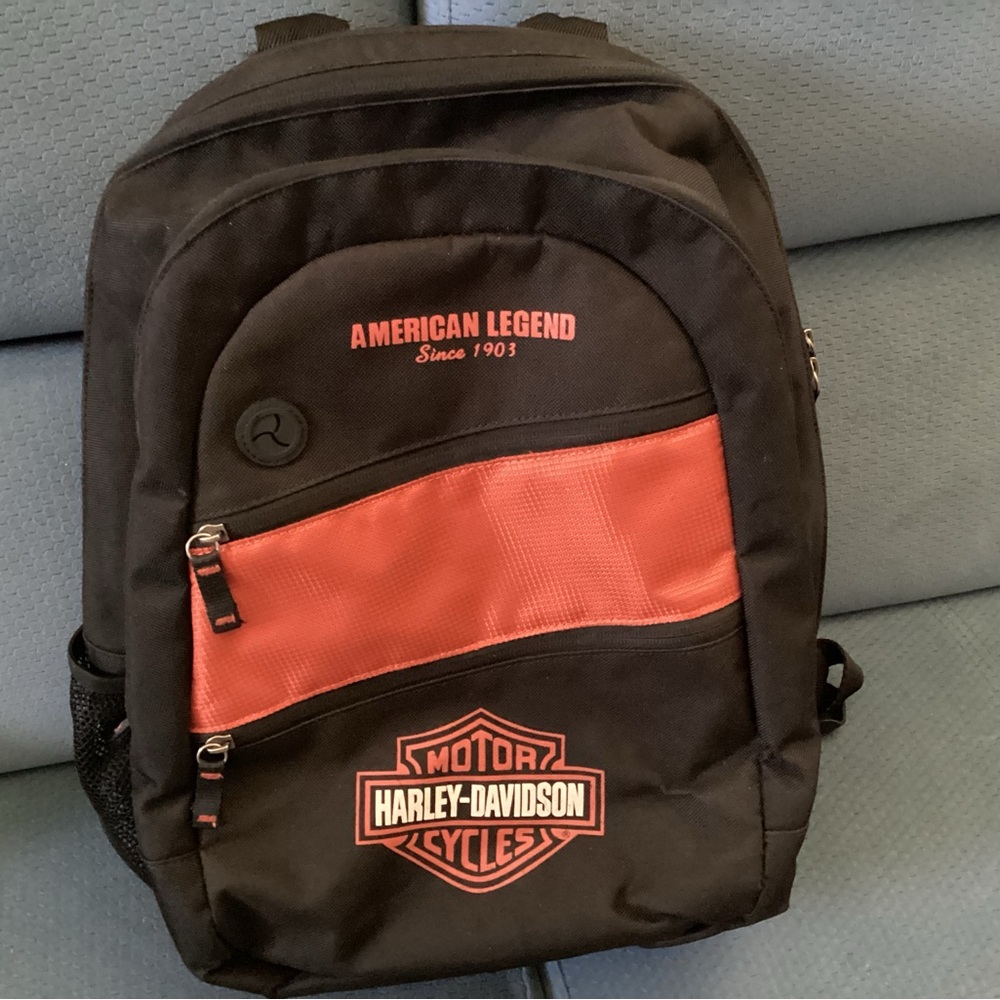 Harley Davidson HD Motorcycle Backpack Bag